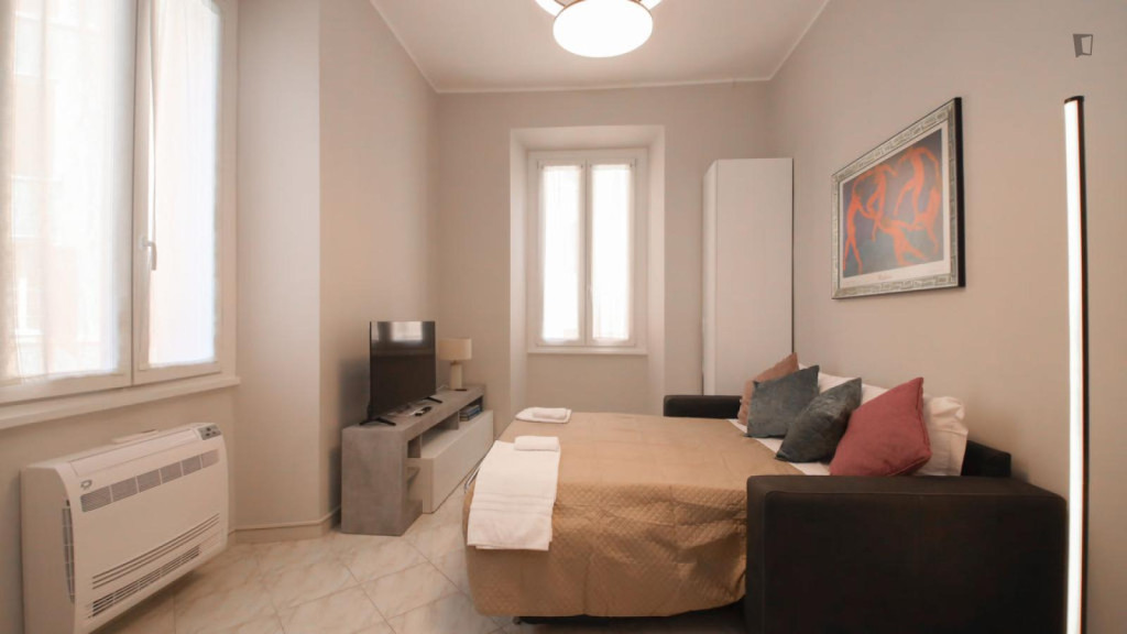 Comfortable 1-bedroom apartment in Pigneto - Rome - chambre - ImmoJeune