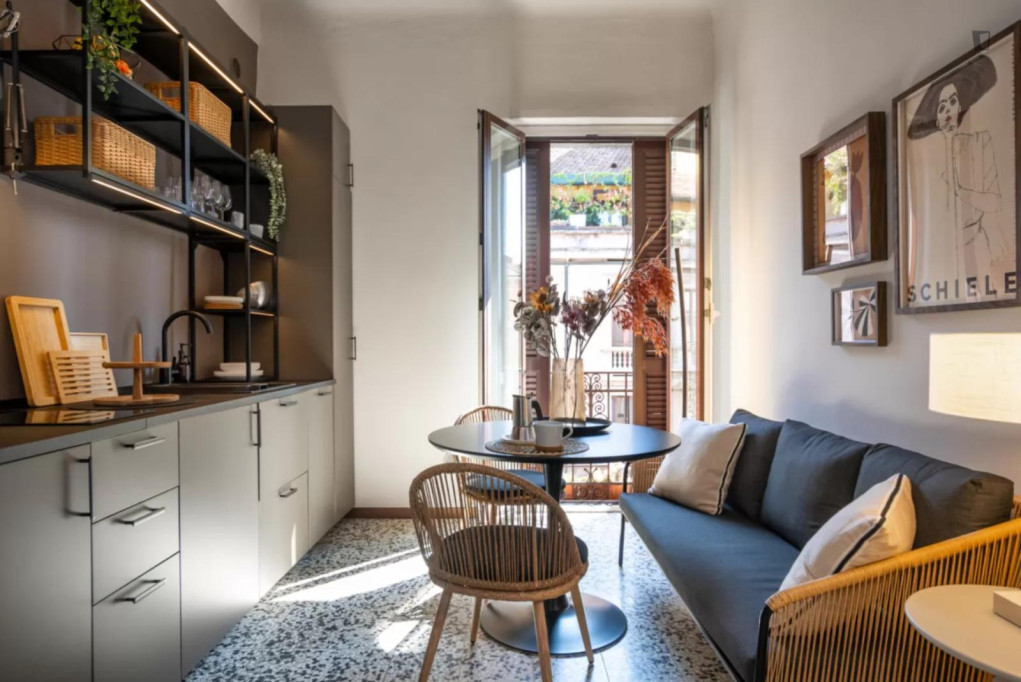 Charming 2-bedroom apartment near the Pasteur metro - Milan - chambre - ImmoJeune