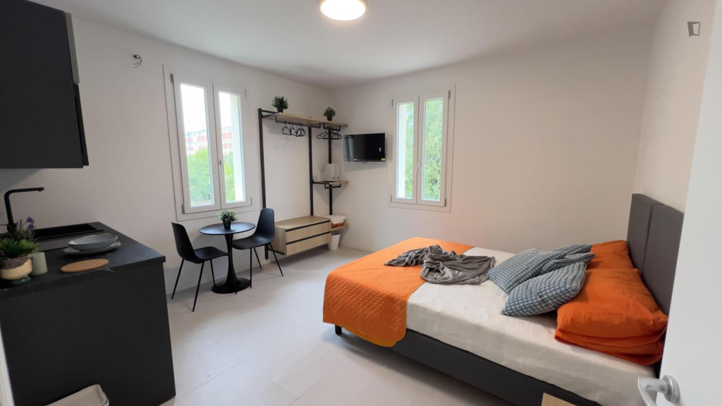 Pleasant ensuite single bedroom near Modena Piazza Manzoni train station - Modena - chambre - ImmoJeune