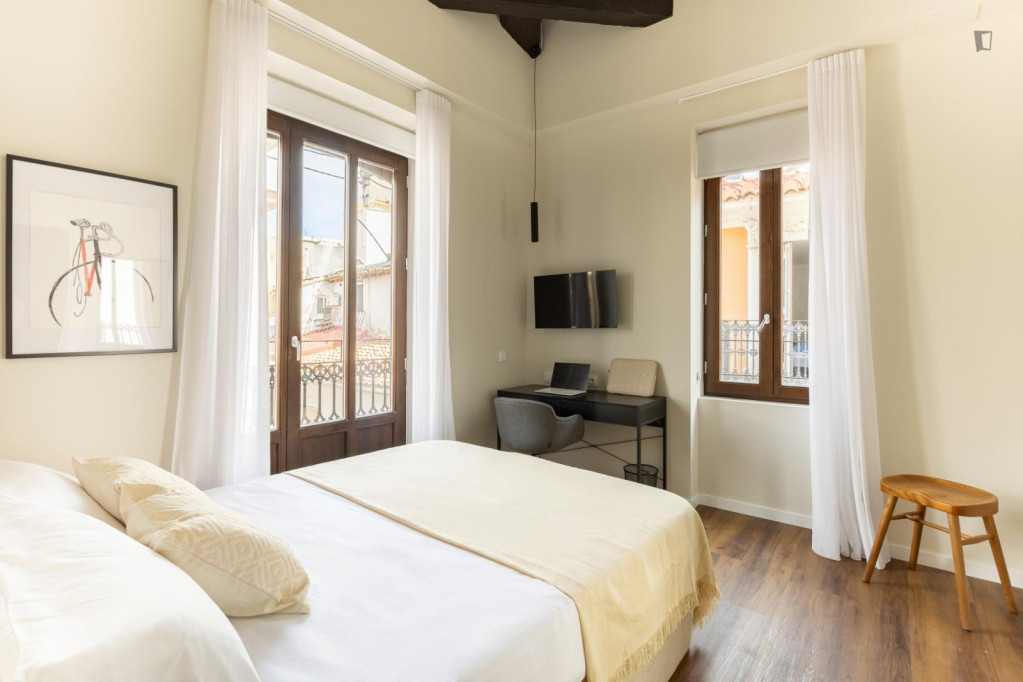 Classy single bedroom with ensuite bathroom in La Xerea - Valence - chambre - ImmoJeune