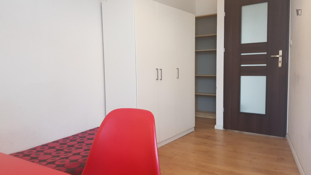 Bright bedroom in 4 bedroom apartment - Krakow - chambre - ImmoJeune