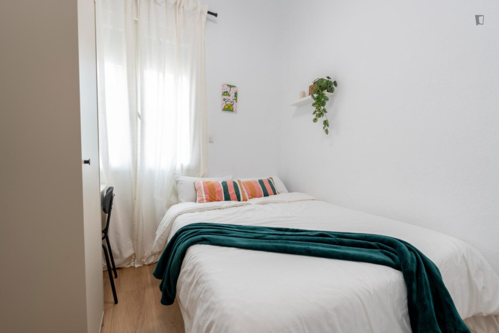 Snug double bedroom near the Manuel Becerra metro - Madrid - chambre - ImmoJeune