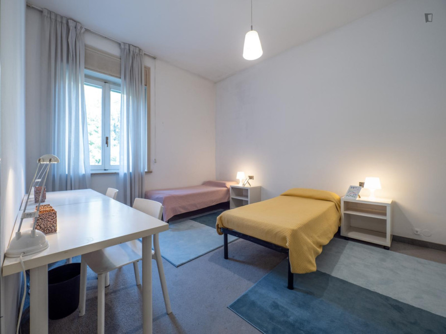 Bed in nice twin bedroom near Bocconi University - Milan - chambre - ImmoJeune