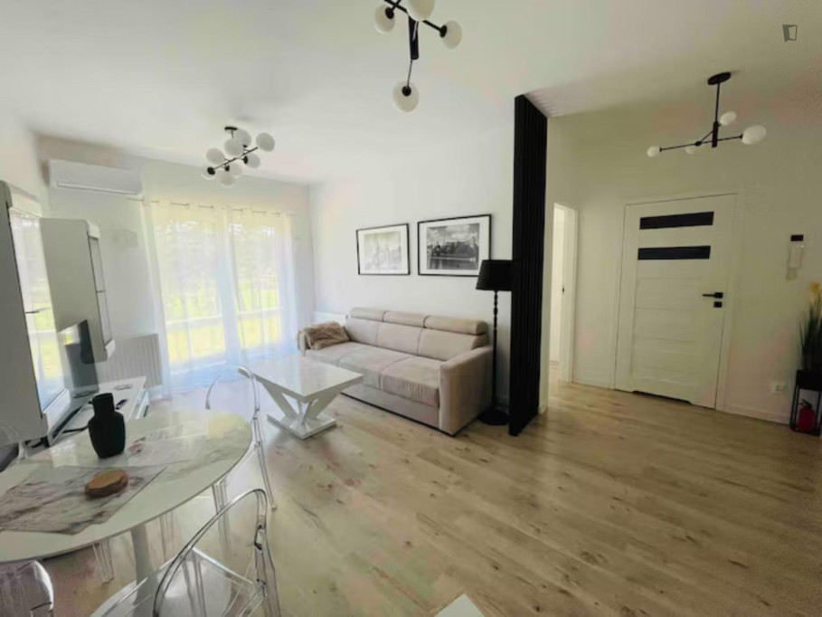 Stupendous 1-bedroom apartment in Wola Duchacka - Krakow - chambre - ImmoJeune