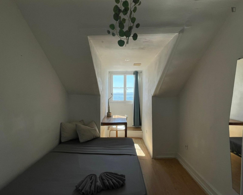 Pleasant bedroom in a 8-bedroom flat - Lisbonne - chambre - ImmoJeune
