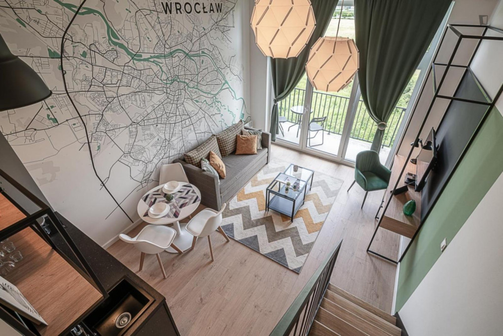 Luxurious studio next to the Wroclaw Airport - Wroclaw - chambre - ImmoJeune