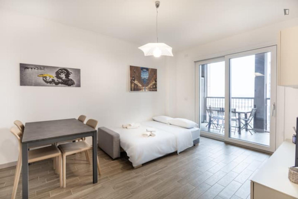 Wonderful 1-bedroom apartment in Cascina Merlata - Milan - chambre - ImmoJeune
