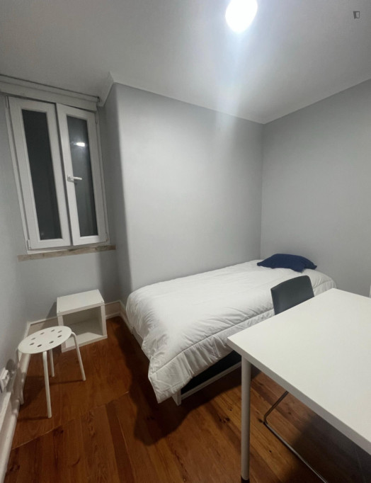 Pleasant bedroom in a 7-bedroom flat - Lisbonne - chambre - ImmoJeune