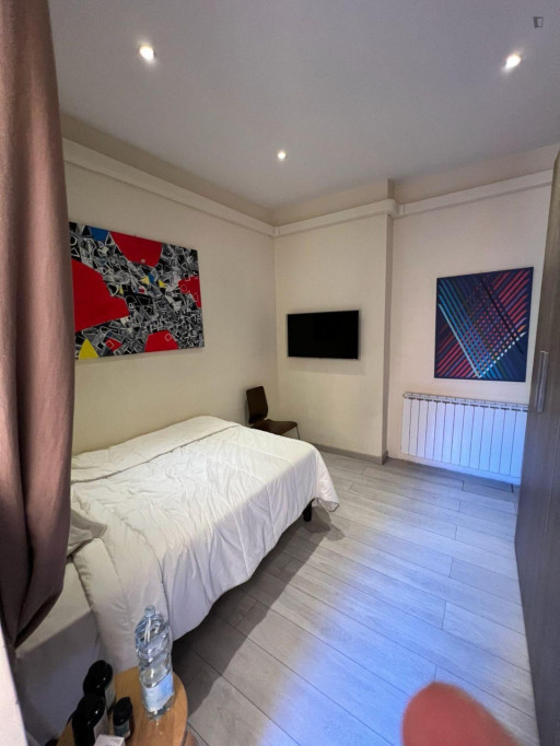 Lovely Single Bedroom with Private Bathroom - Rome - chambre - ImmoJeune