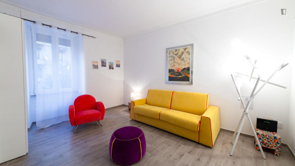Big and cosy studio in Prati - Rome - chambre - ImmoJeune