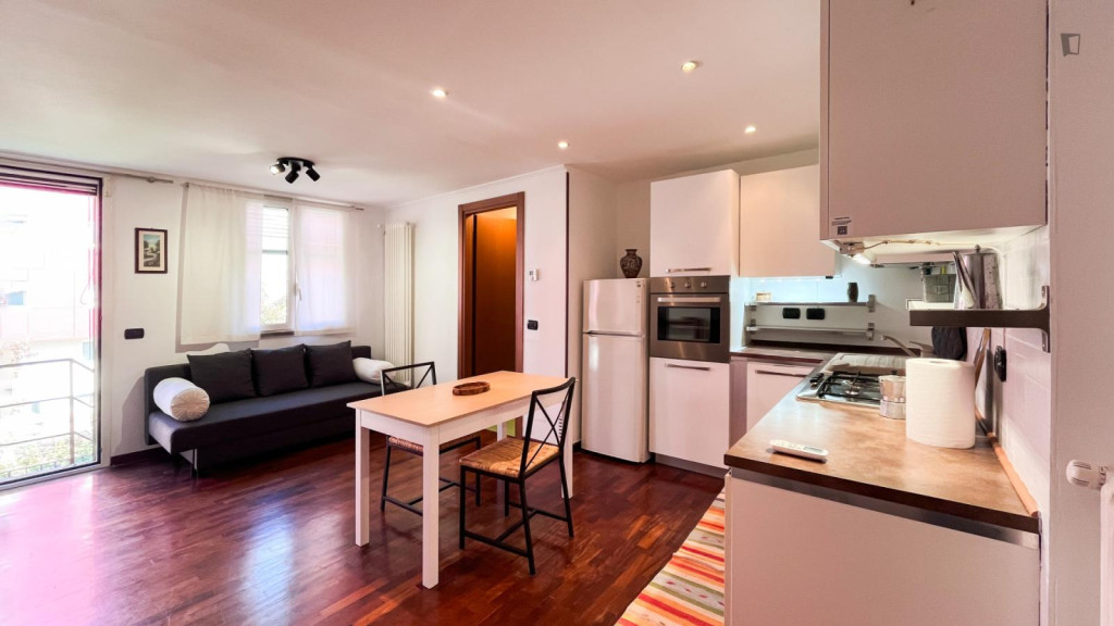 Alluring 1-bedroom apartment near Bovisa Durando campus of Politecnico di Milano - Milan - chambre - ImmoJeune