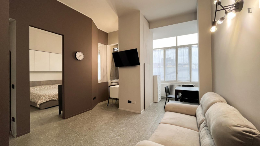 Appealing 1-bedroom apartment near Loreto Metro Station - Milan - chambre - ImmoJeune