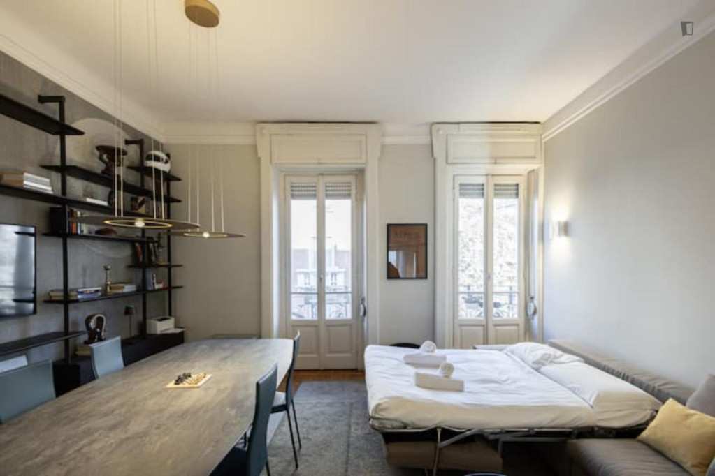 Inviting 1-bedroom flat near Politecnico di Milano - Milan - chambre - ImmoJeune