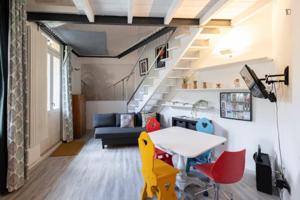 Colourful 1-bedroom lofted flat in Zona Padova - Milan - chambre - ImmoJeune