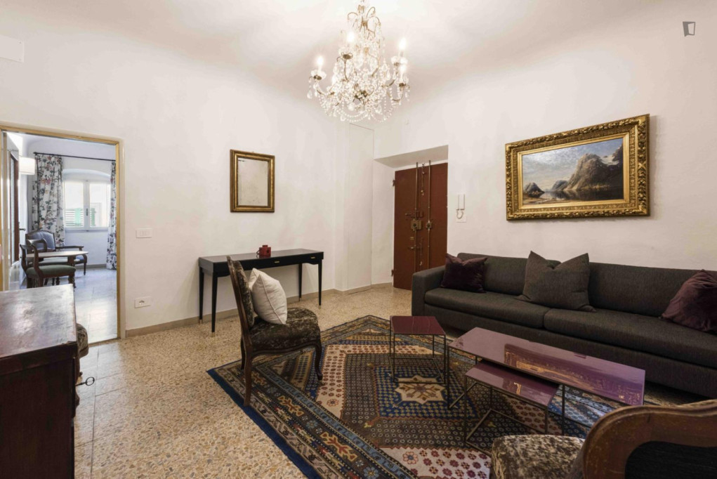 Homely 1-bedroom apartment near the Boboli Gardens - Florence - chambre - ImmoJeune