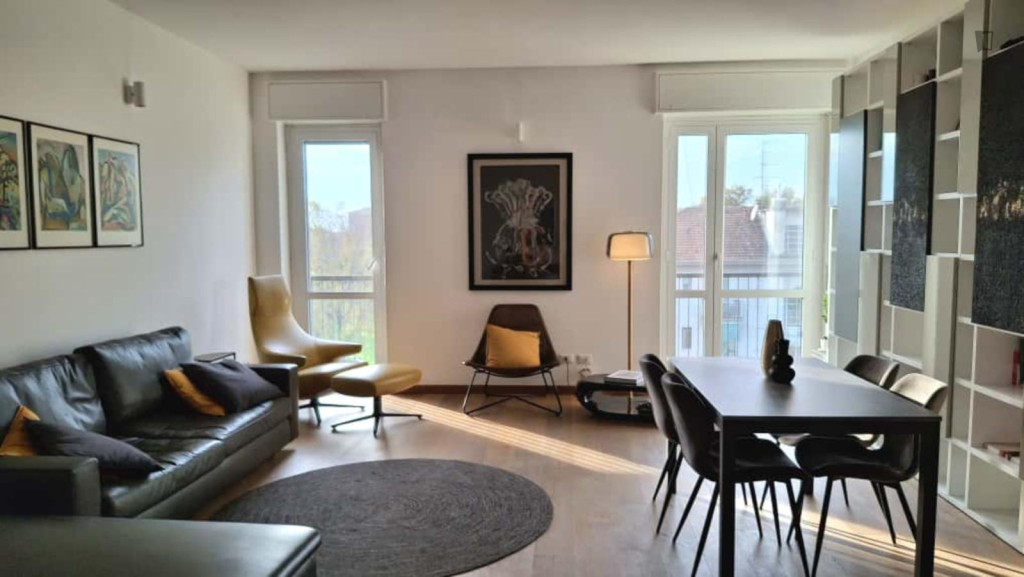 Bright 2 bedroom apartment near Chiesa Rossa metro - Milan - chambre - ImmoJeune