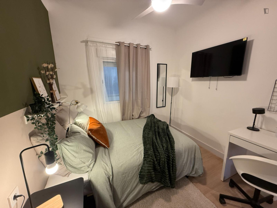 Wonderful double bedroom near Parc del Tossal - Alicante - chambre - ImmoJeune