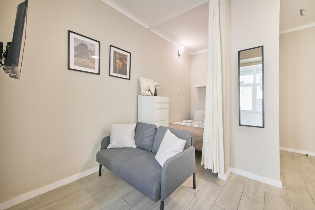 Attractive studio in Arroios - Lisbonne - chambre - ImmoJeune