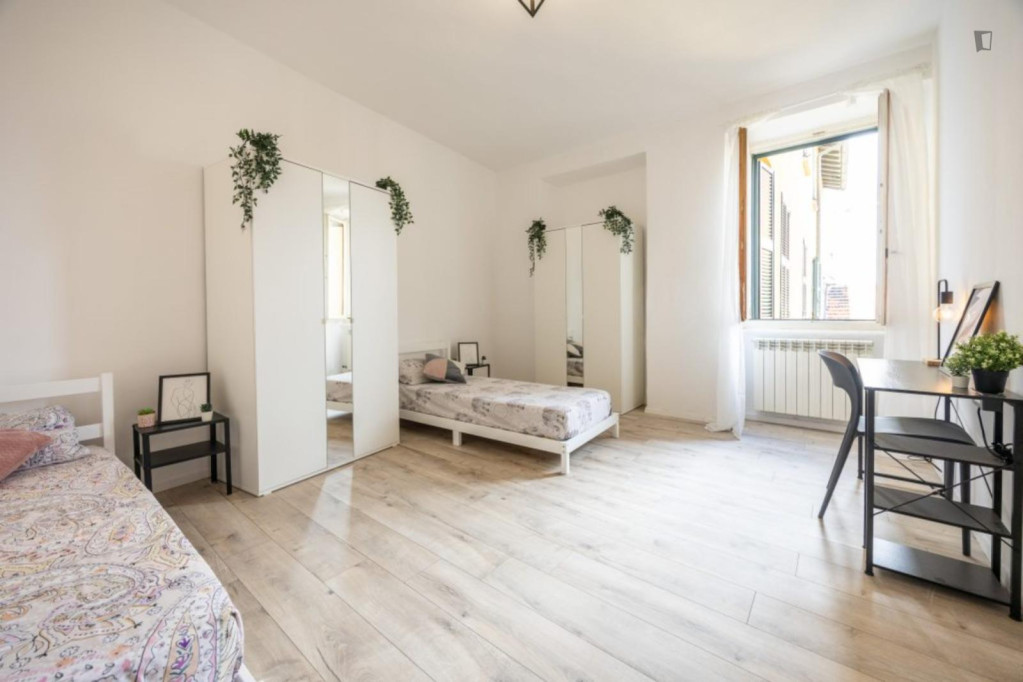 Appealing twin bedroom close to the Porta Romana train station - Milan - chambre - ImmoJeune