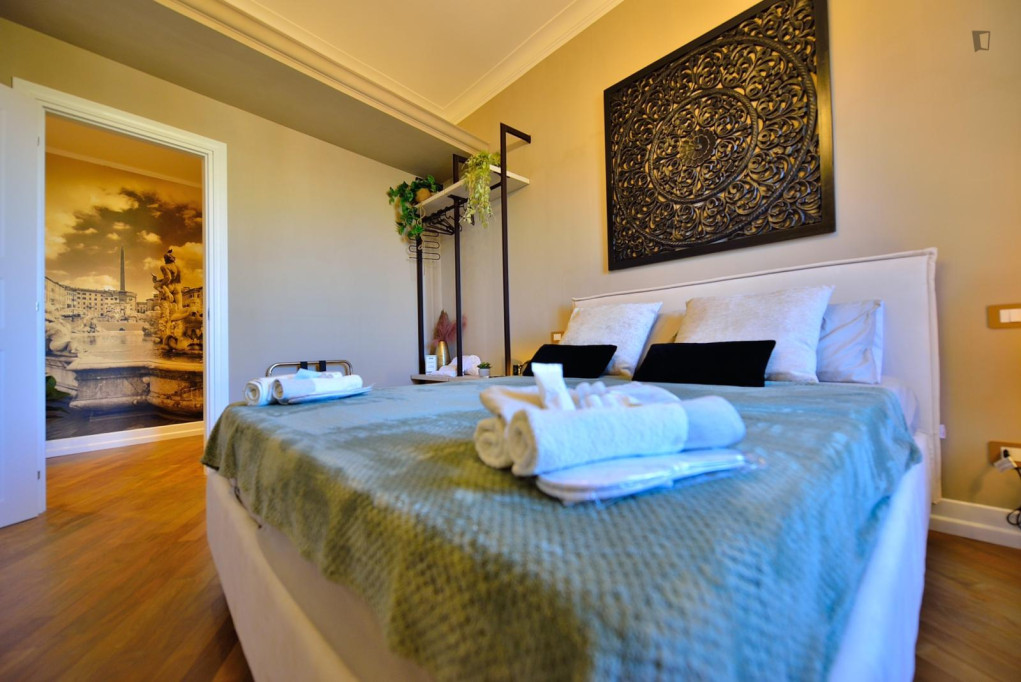 2-bedroom apartment, with outdoor area - Rome - chambre - ImmoJeune