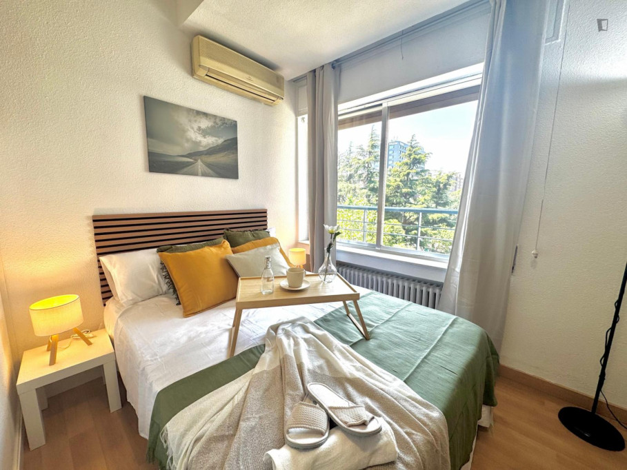 Beautiful ensuite bedroom with its own kitchen in Nueva España, Madrid - Madrid - chambre - ImmoJeune