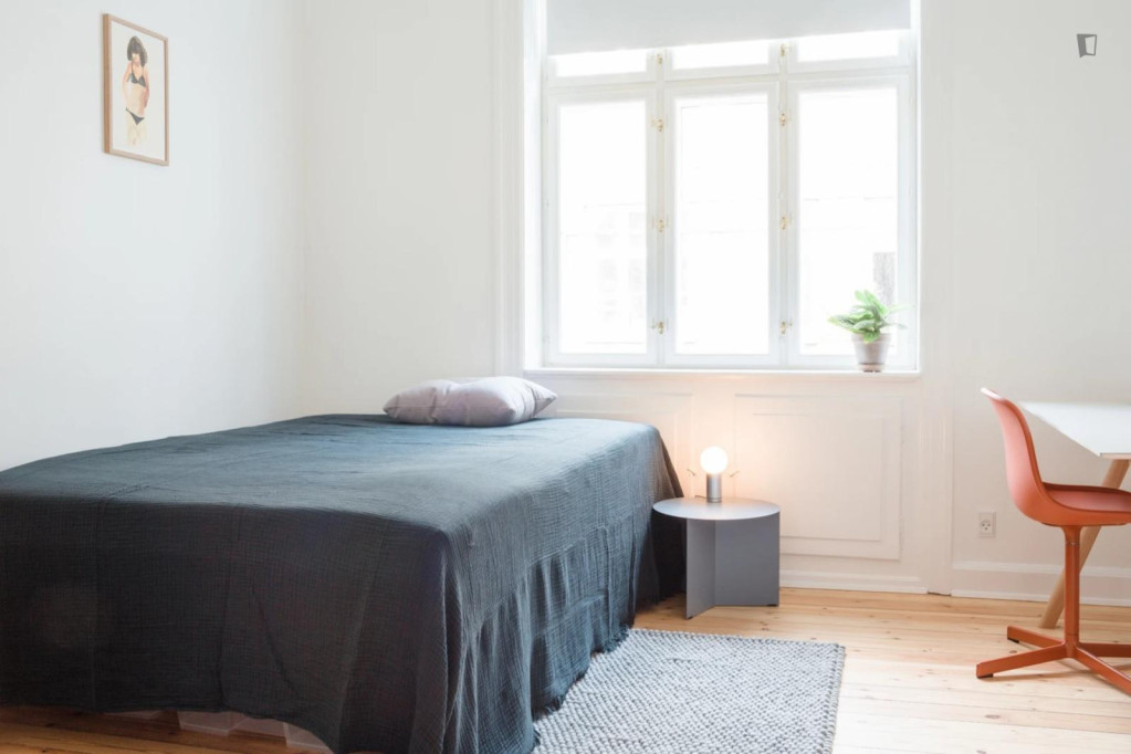 Inviting double bedroom near the Trianglen St. metro - Copenhagen - chambre - ImmoJeune