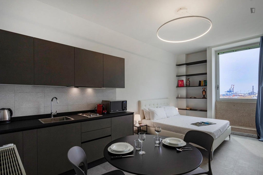 Modern and pleasant studio in the heart of Genoa - Genoa - chambre - ImmoJeune