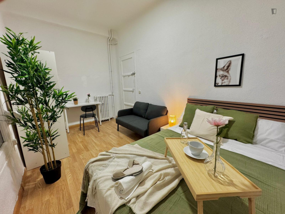 Very lovely double bedroom in Comillas - Madrid - chambre - ImmoJeune