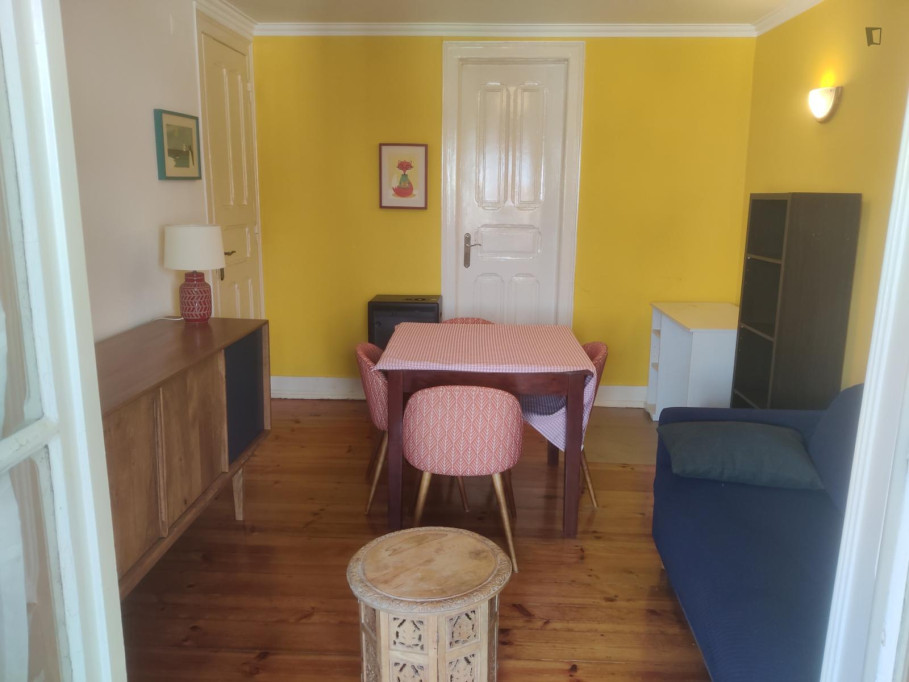Charming and sunny 3-bedroom flat  - Lisbonne - chambre - ImmoJeune
