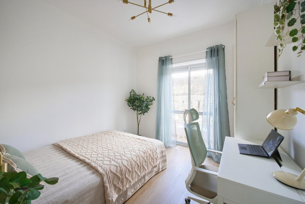 Cozy single bedroom - Lisbonne - chambre - ImmoJeune