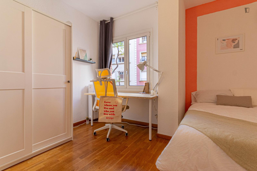 Charming double bedroom in Sant Gervasi - Galvany - Barcelone - chambre - ImmoJeune