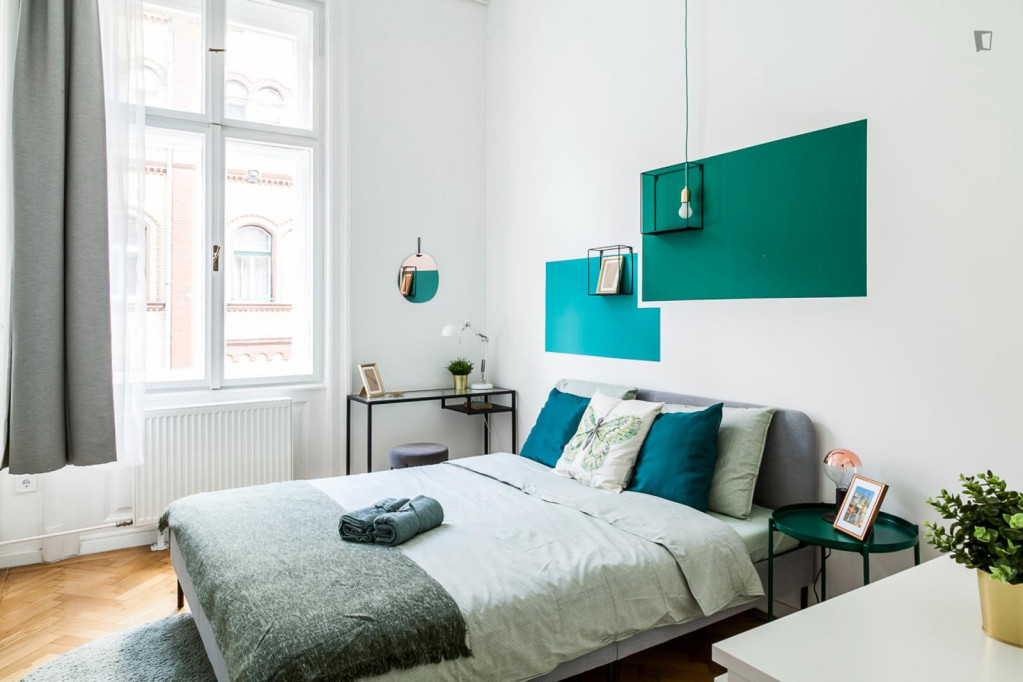 Neat double bedroom near Budapest-Keleti station - Budapest - chambre - ImmoJeune