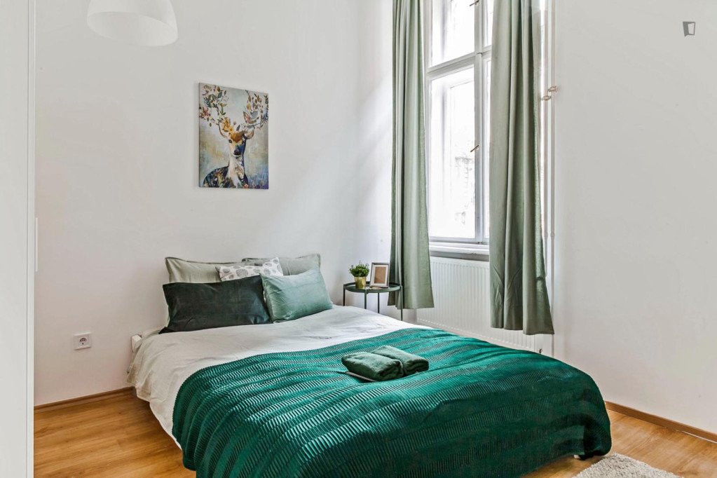 Cool double bedroom near Blaha Lujza tér metro - Budapest - chambre - ImmoJeune
