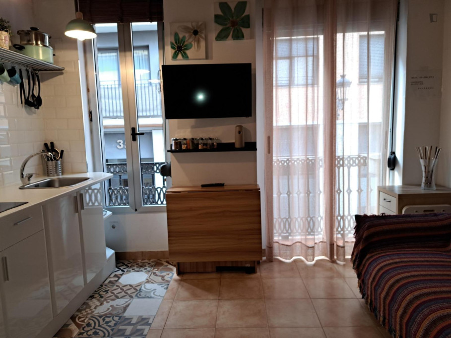 Bright 1-bedroom apartment with outdoor area in the Camins Al Grau area - Valence - chambre - ImmoJeune