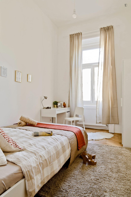 Very nice double bedroom near Rákóczi tér metro - Budapest - chambre - ImmoJeune