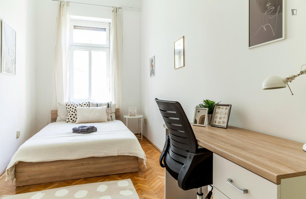Very cosy double bedroom in Erzsébetváros - Budapest - chambre - ImmoJeune