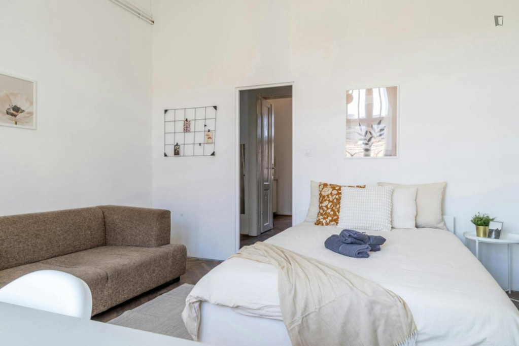 Welcoming double bedroom near the Rákóczi tér metro - Budapest - chambre - ImmoJeune