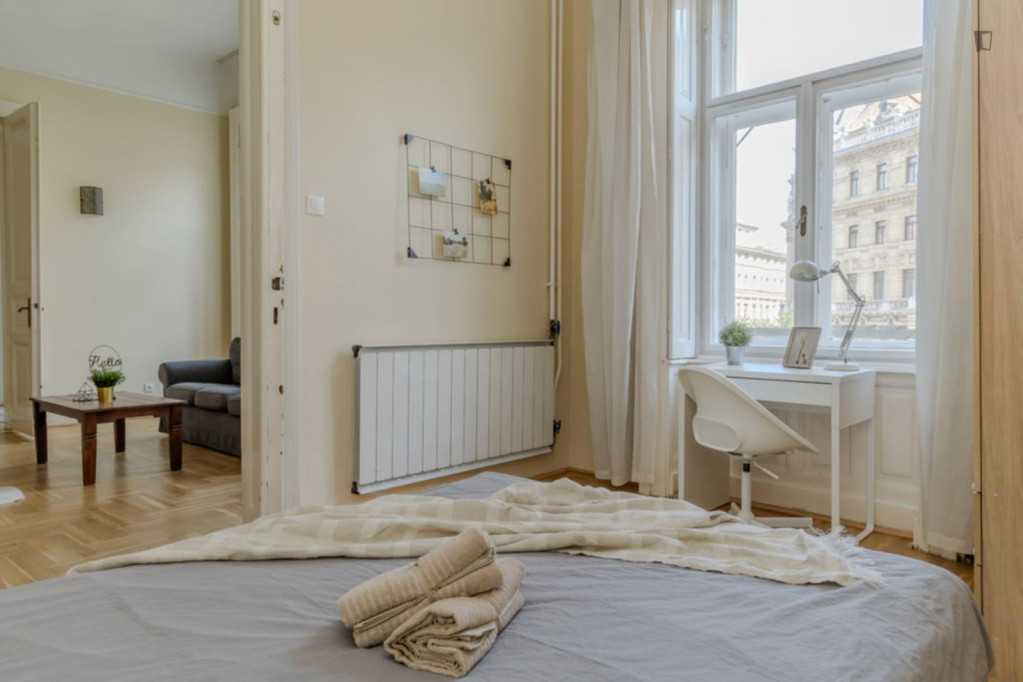 Cosy double bedroom near Blaha Lujza tér metro - Budapest - chambre - ImmoJeune