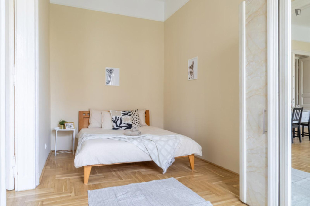 Amazing double bedroom near Blaha Lujza tér metro - Budapest - chambre - ImmoJeune