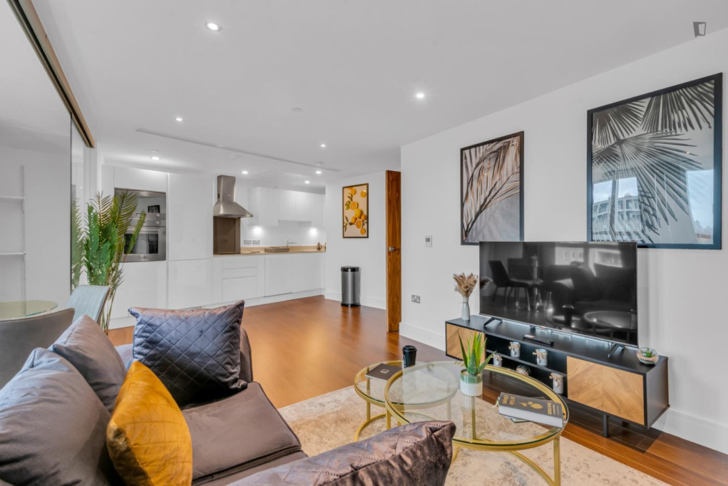 Dashing 2-bedroom apartment in Isle of Dogs - London - chambre - ImmoJeune