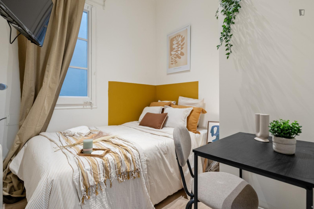 Cute double bedroom in central Sant Antoni - Barcelone - chambre - ImmoJeune