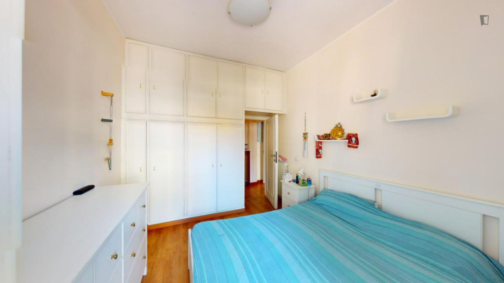 Singe Bedroom in a two-bedroom apartment in Rome - Rome - chambre - ImmoJeune