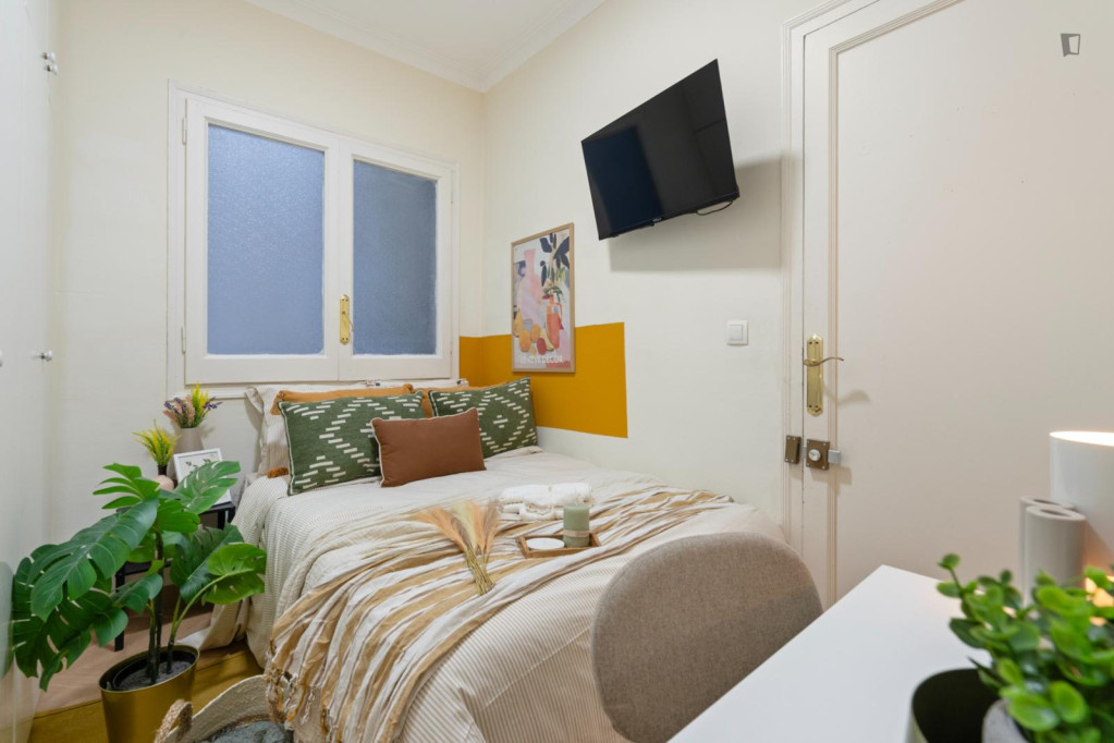 Homely double bedroom in L'Antiga Esquerra de l'Eixample - Barcelone - chambre - ImmoJeune