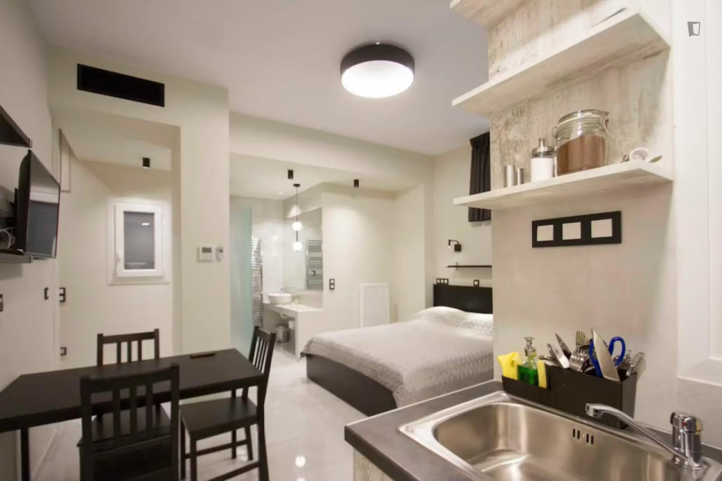 Cosy studio near Biktṓria metro station - Athens - chambre - ImmoJeune