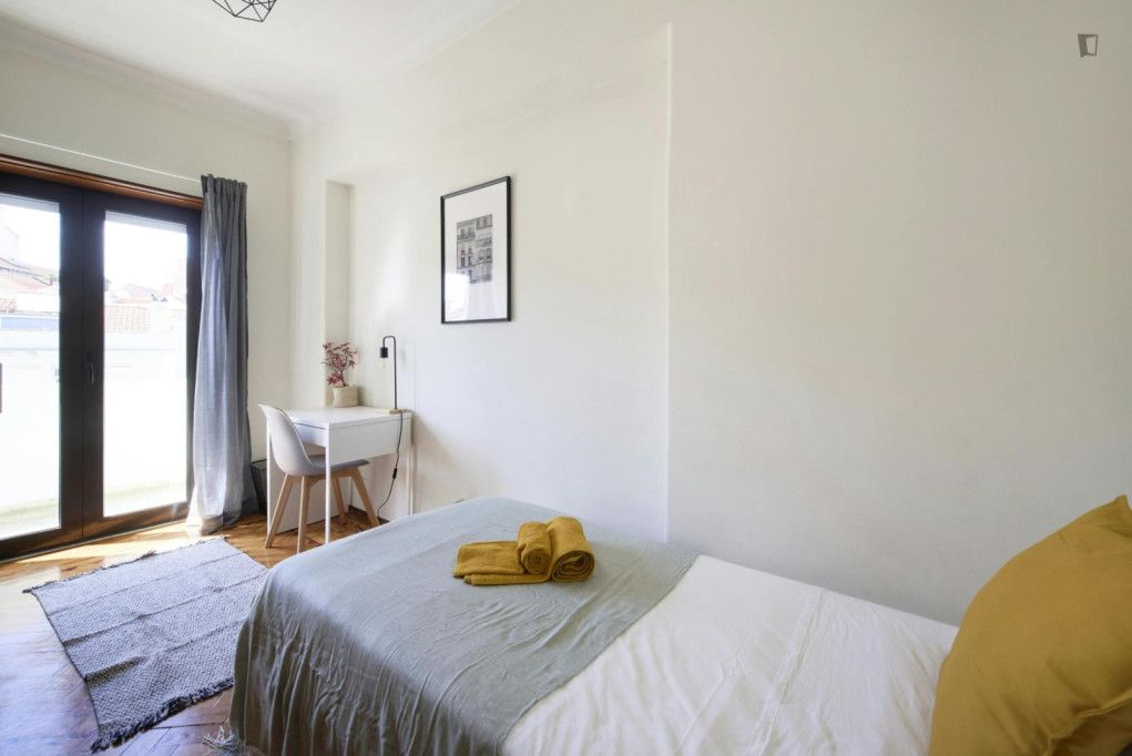 Appealing single bedroom in Santa Apolónia - Lisbonne - chambre - ImmoJeune