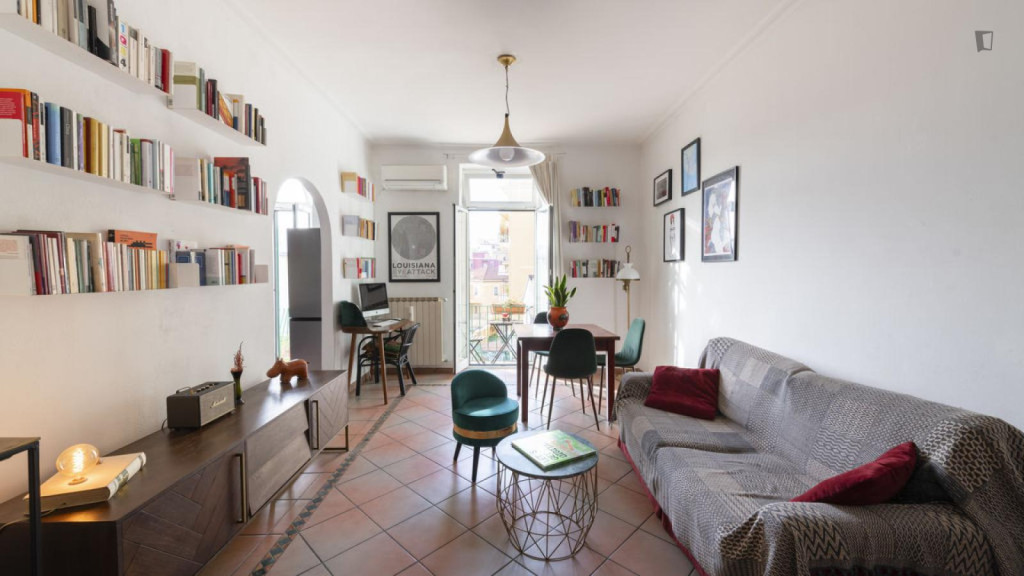 Charming 1-bedroom apartment in Pigneto - Rome - chambre - ImmoJeune