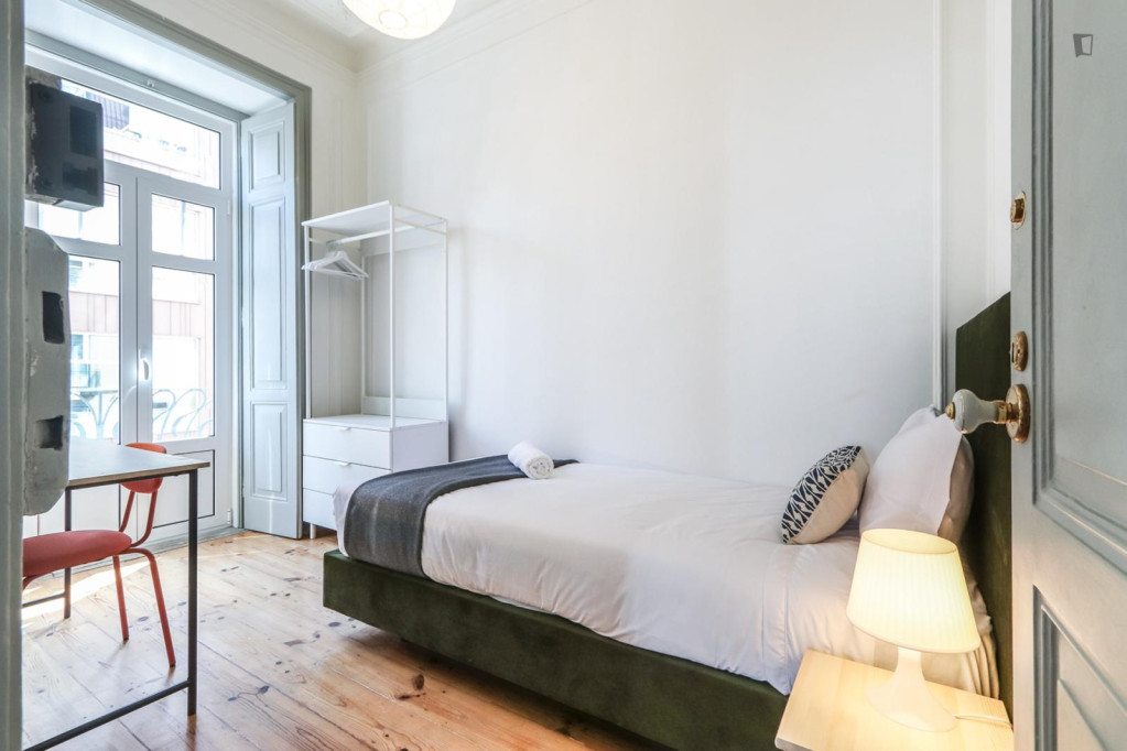 Very cosy single bedroom in Campo de Ourique - Lisbonne - chambre - ImmoJeune