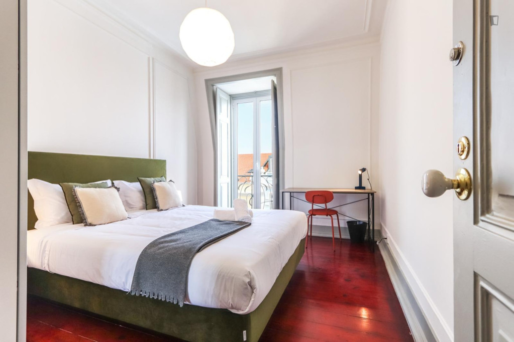 Sublime double bedroom in classic Campo de Ourique - Lisbonne - chambre - ImmoJeune