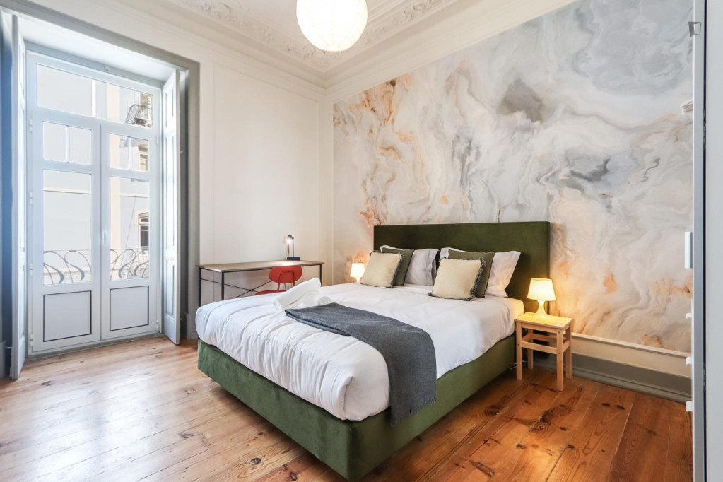 Big double bedroom in Campo de Ourique - Lisbonne - chambre - ImmoJeune