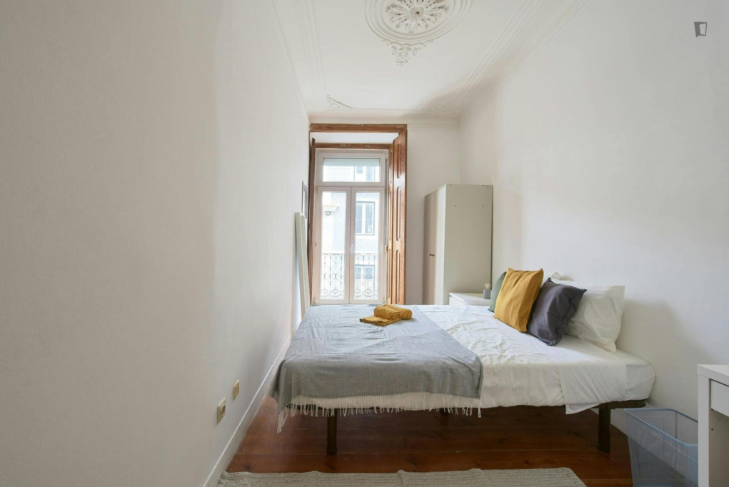Charming double bedroom in Martim Moniz - Lisbonne - chambre - ImmoJeune